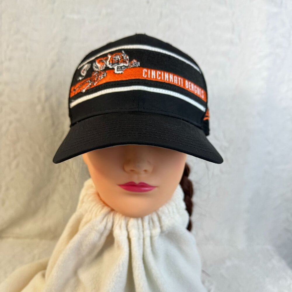 Cincinnati Bengals New Era Adjustable Mesh Snapback Hat 9seventy Throwback HTF